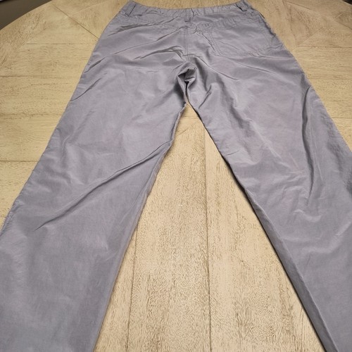 Vtg Armani Jeans Women's Nylon Cargo Pants Made In Italy Silver Size 6 Y2K - Picture 3 of 16
