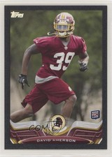 2013 Topps Black Border /58 David Amerson #376 0sf1