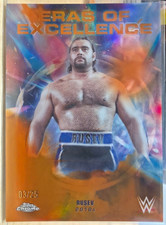 Topps Chrome WWE Eras of Excellence Insert Rusev 2010s 03/25 Trading Card