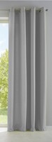 Vorhang Gardine ÖSen Blickdicht Matt LichtdurchläSsig Hxb 145X140 Cm Grau