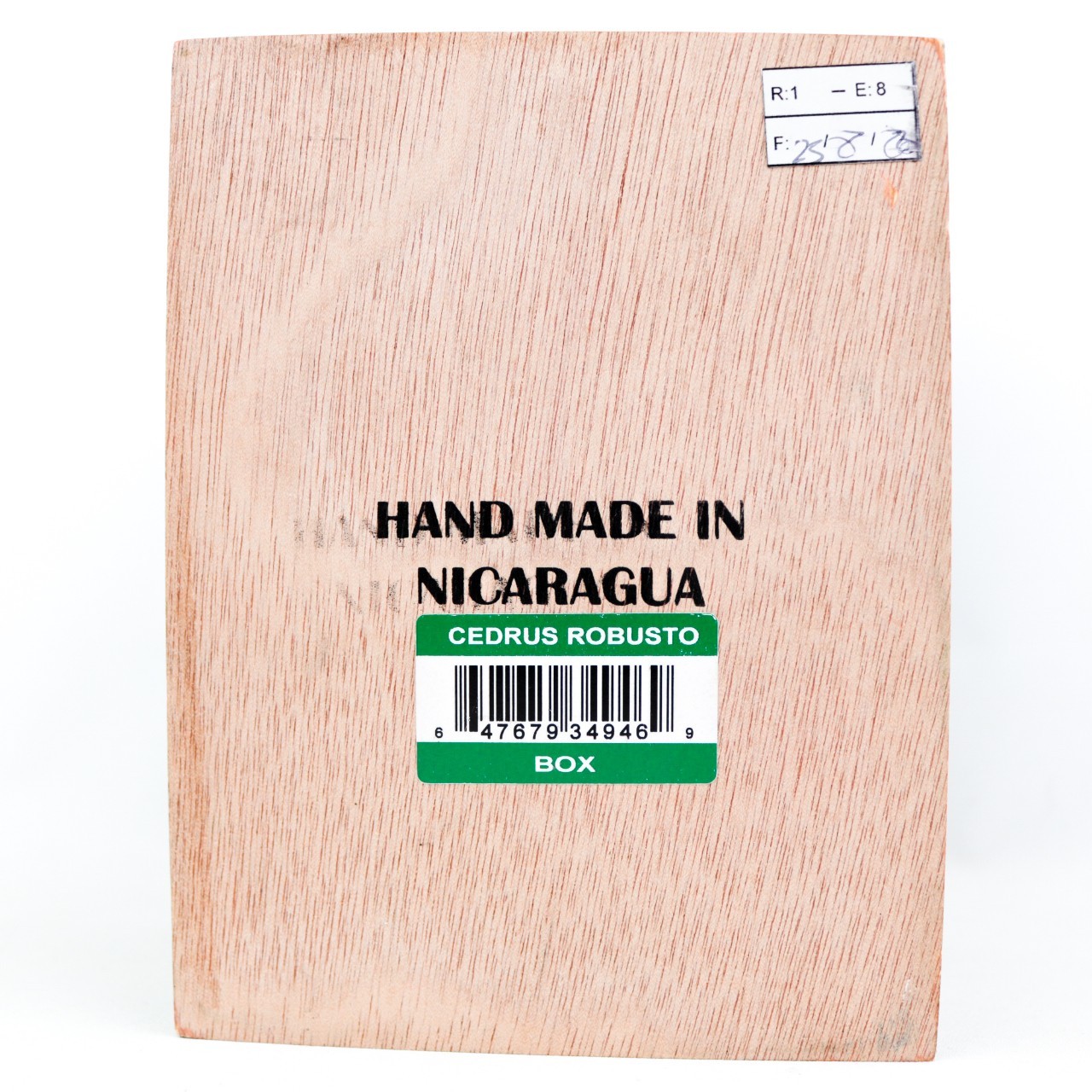Southern Draw TRobusto Cedrus Sumatra Empty Wood Cigar Box 6" x 4.5" x 3"