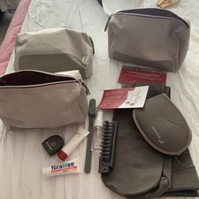 NEW 2 Iberia Airlines  Business Class Travel Toiletry Germaine   Amenity Kits 