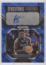 2023-24 Panini Prizm Draft Picks Blue Ice 48/75 Adama Sanogo #SS-ADS Auto 06vc