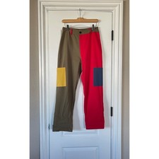 Vintage Style Colorful Cargo Pants Size XS