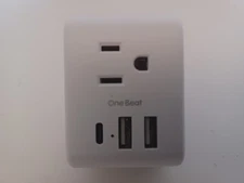 One Beat OB3W3CT International Power Plug European Travel Adapter USB-C