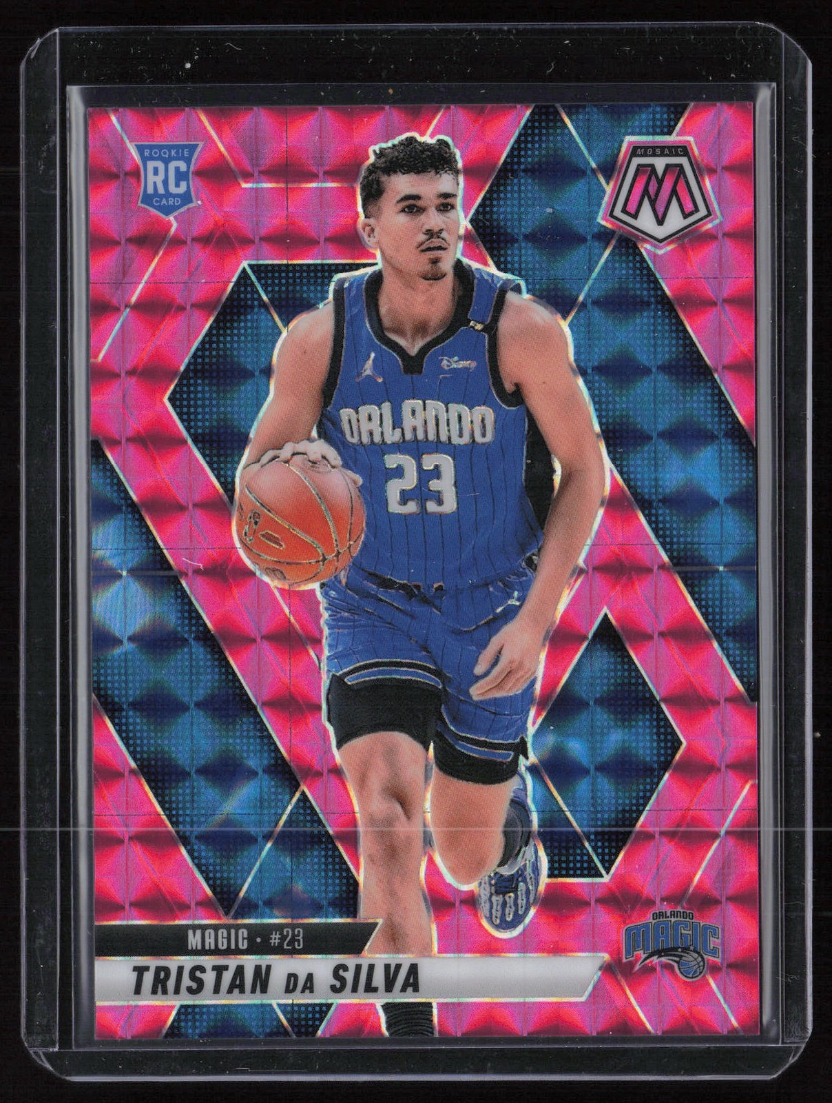 2024-25 Panini Mosaic #230 Tristan da Silva Pink Mosaic #/175
