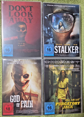 DVD Horror Sammlung 4 Filme deutsch FSK 16, 18 eingeschweißt NEU Uncut Edition