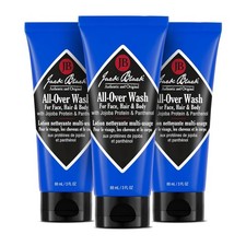 Jack Black All Over Wash Face, Body  Hair Cleanser, 3 Fl Oz  Citrus, Mint  Oa