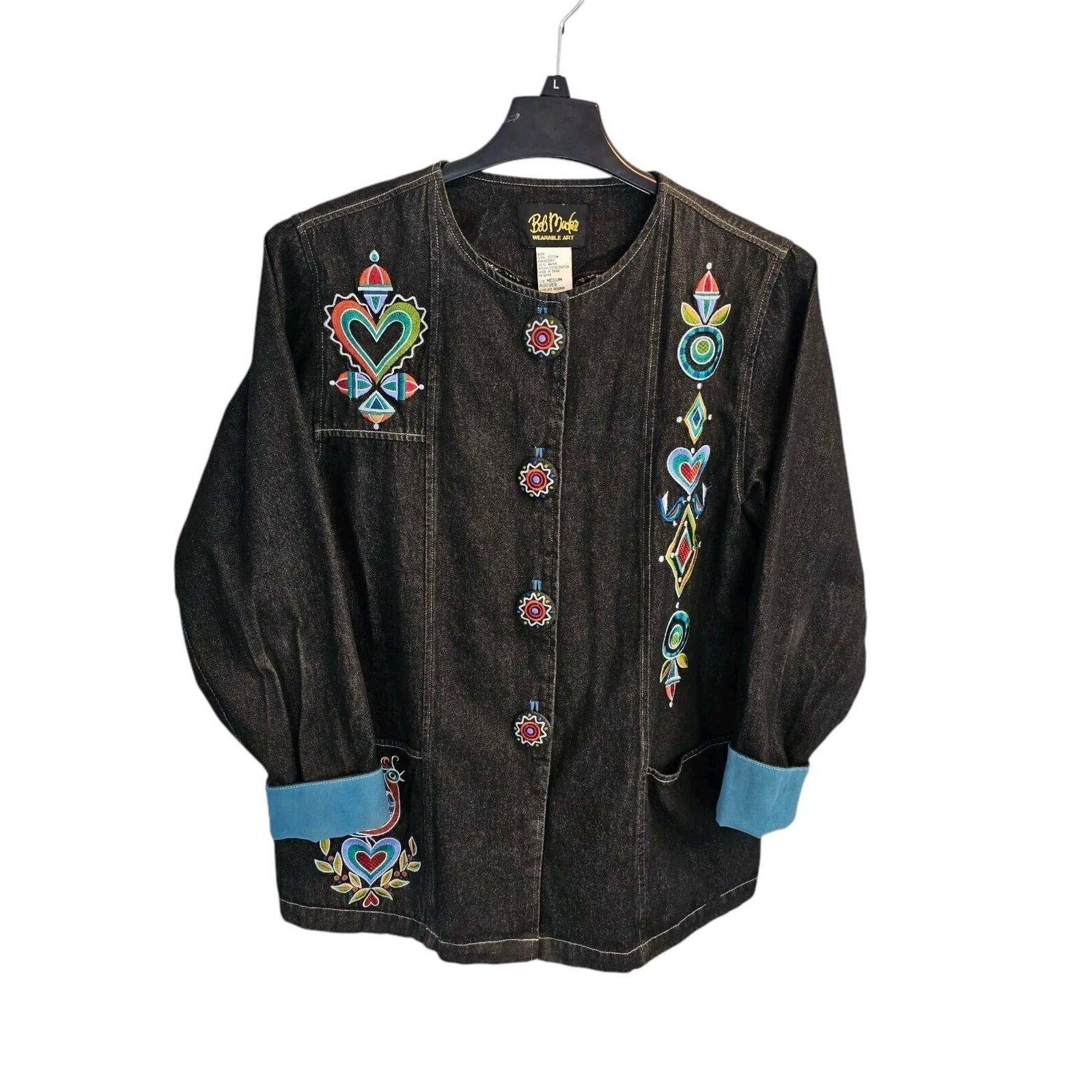 Vintage Bob Mackie Wearable Art Women's Medium De… - image 2