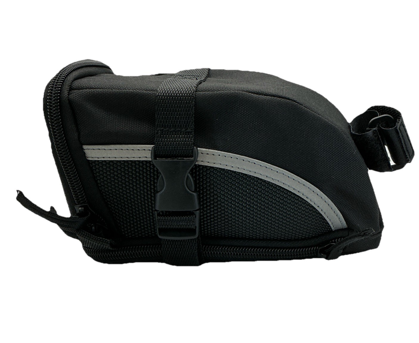 Strap-on Seat Bag Black. 3m Scotchlite. Med. 6.5 X 4". New W