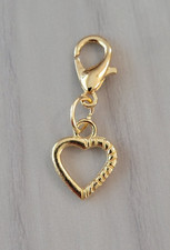 Heart  Charm  Zipper Decoration  Lobster Claw Clasp  Keychain