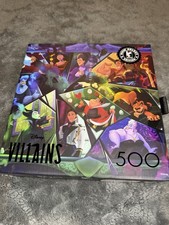 Disney Villains 500 Piece Jigsaw Puzzle Ceaco Noir New Sealed