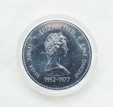 1977 Canadian Silver Dollar Queen Elizabeth Silver Jubilee Incased