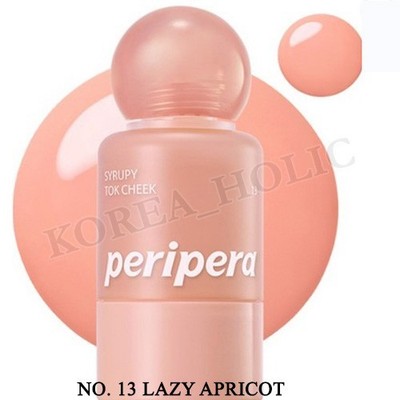 PERIPERA Sirupy Tok Cheek 9g #13 Lazy Apricot Korean Make Up Face Rouge NEU