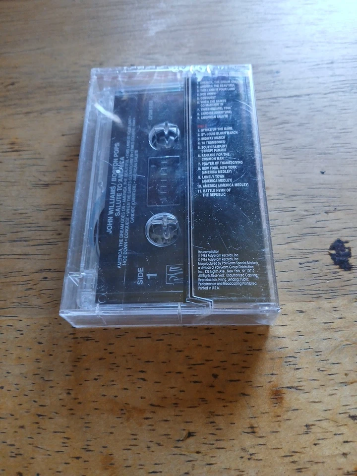 John Williams / Boston Pops "Music For America - Cassette Tape - SEALED NEW - Image 3 of 3