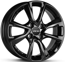 4x Alufelgen OXXO OBERON 4 BLACK gloss black 6,5x16 ET37.5 LK4 108 16 Zoll Felge
