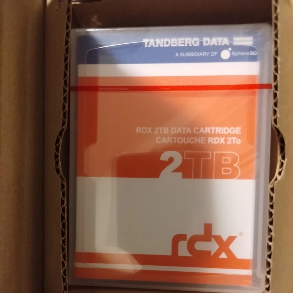 Tandberg Data RDX Cartridge 2TB Removable Disk Media - Image 2 of 3