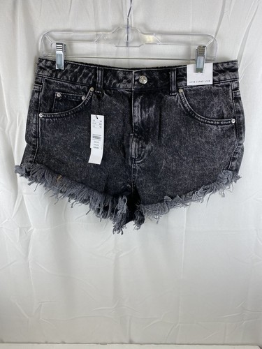Topshop Kiri Cutoff Denim Shorts, Faded 