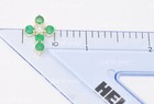 14k Yellow gold Natural Diamond & Emerald cross pendant 1.20 ct May Birthstone — photo 8