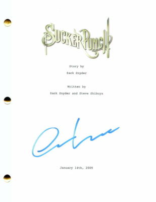 OSCAR ISAAC SIGNED AUTOGRAPH SUCKER PUNCH FULL MOVIE SCRIPT - STAR