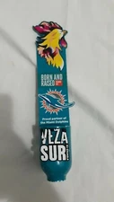 Rare Veza Sur Brewing Miami Dolphins-Beer Tap Handle- Unique Item!