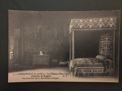 Château de Chaumont sur Loire - Karte Nr. 6 - Chambre de Ruggiéri