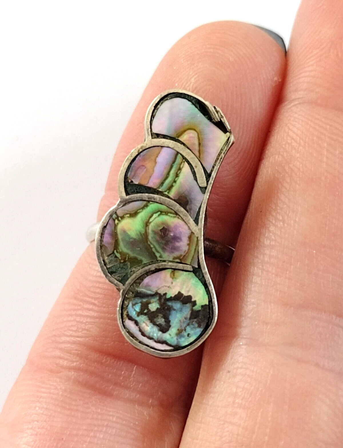 Orecchini pendenti in argento sterling 925 conchiglia abalone