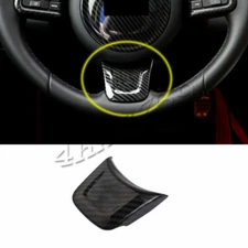 For Jaguar E-PACE 2018-2021 Carbon Fiber Inner Steering Wheel Decor Cover Trim