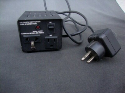 Simran Model SM-100DE 100W VA UP/DOWN Converter Fuse Protection 110V 220V Power