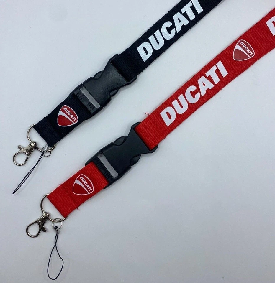 Ducati Lanyard Motorcycle Motorbike Key Chain Ducati Corse Racing Sports Bike