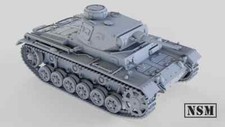 NSM Panzer IIIH,1/56th Scale, 28mm for Bolt Action.