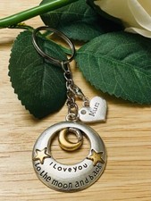 I Love You To The Moon & Back Keyring - Keychain - Gift