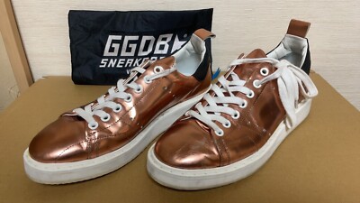 GOLDEN GOOSE STARTER 37 Damen Low Top Sneaker Leder Bronze Star GGDB