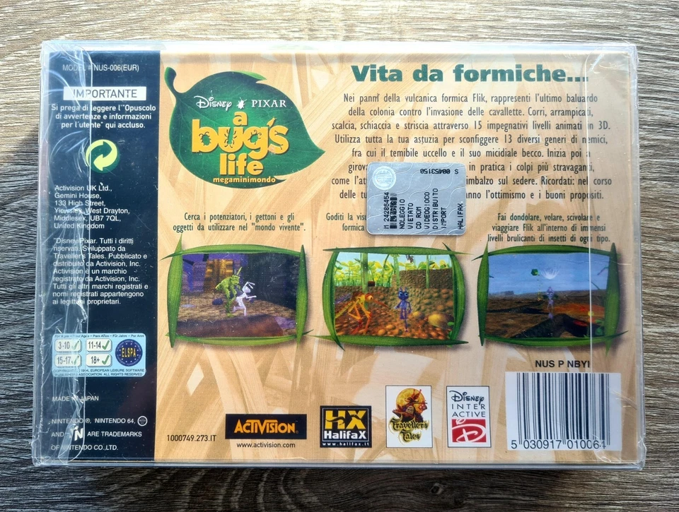 A Bug's Life - Nintendo N64 64 - PAL sealed seal new VGA UKG WATA CGC RGS Pixel - Image 2 of 4