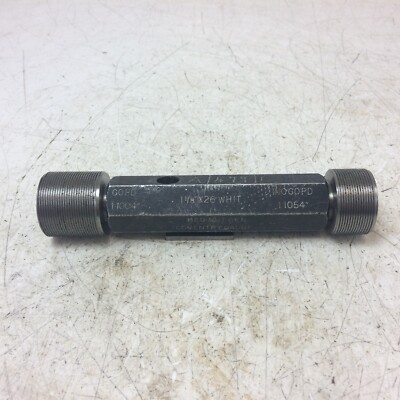 Go / No Go 1-1/8'' x 26 - WHIT GEN - Go/No Go Plug Gewindelehre (gebraucht)