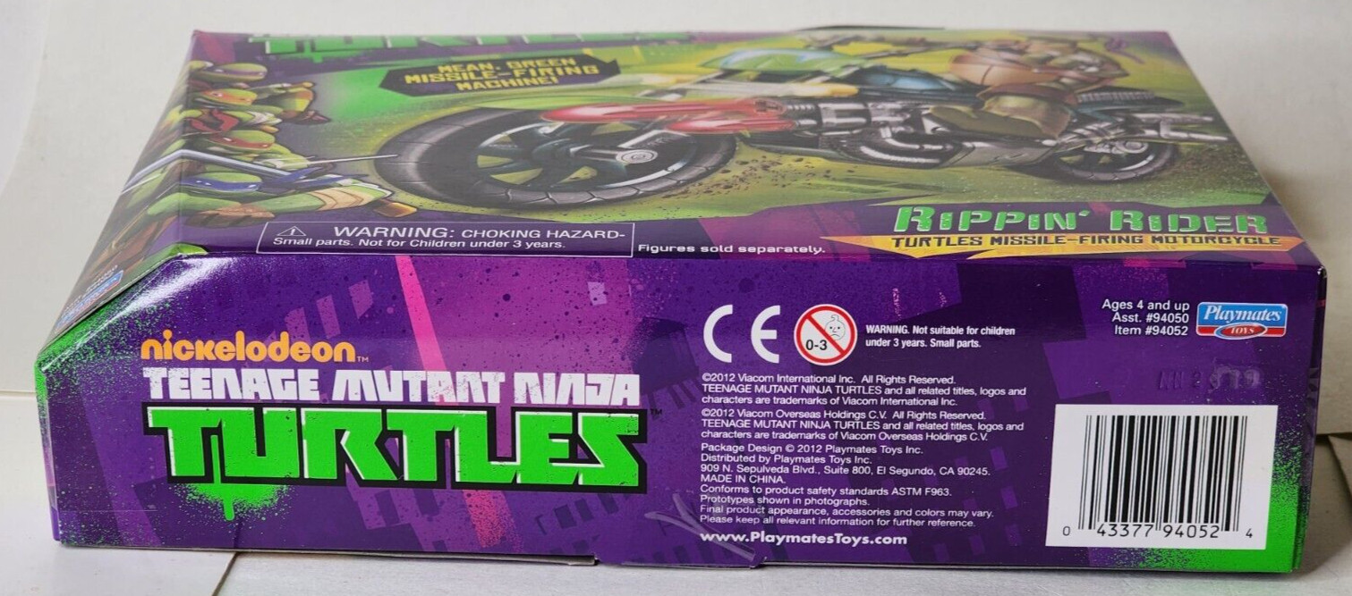 Rippin Rider Motorcycle Bike Only Teenage Mutant Ninja Turtles 2012 TMNT