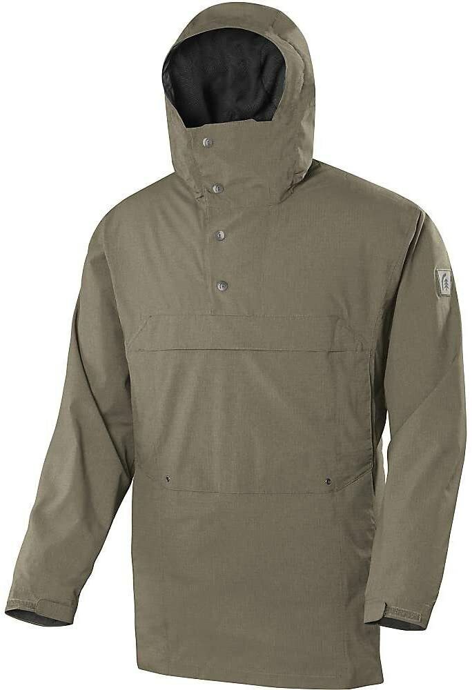 Sierra Designs Pack Anorak Coat Jacket Men's Rainwear, Stone Sierra Designs Pack Anorak Coat Jacket Men's Rainwear, Stone