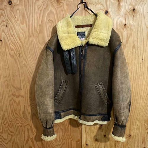 AVIREX B-3 Flight Boa Coat Jacket 