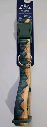 YOULY Classic Mountains Dog Collar, Large