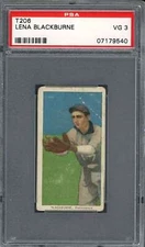 1909 T206 Polar Bear Lena Blackburne PSA 3 07179540