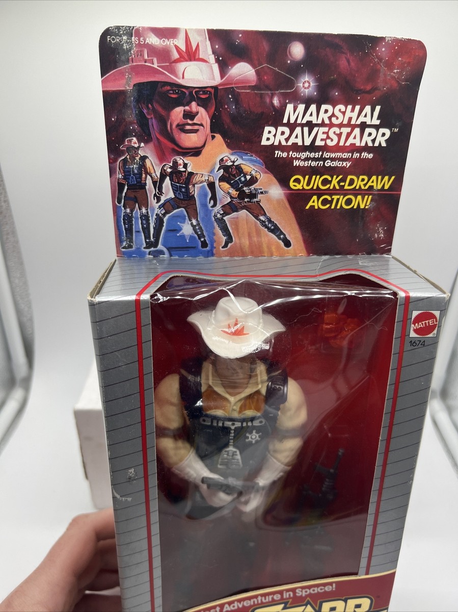 Marshal Bravestarr 1986 Action Figure NEW Mattel Brave Star Read