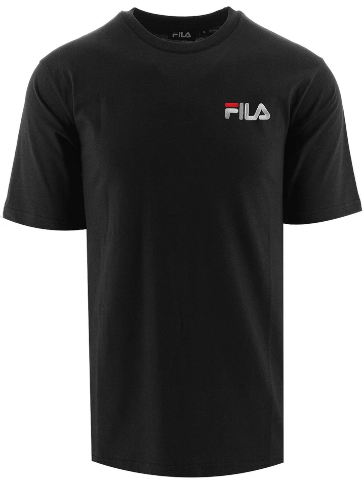 FILA Mens Francis Graphic T-Shirt Crew Neck Cotton Tee Top Logo Casual Sportswea - Image 3 of 4