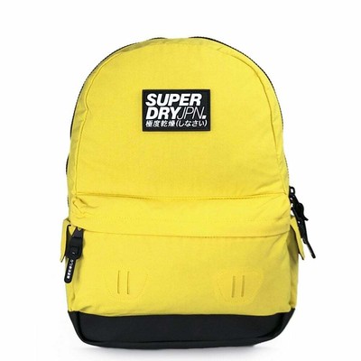 superdry yellow backpack