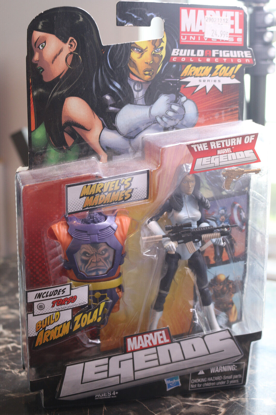 Marvel Legends Marvel's Madames Hydra Masque Arnim Zola BAF Action Figure toy