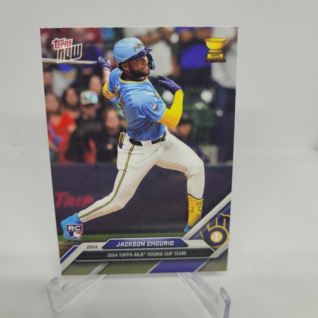 2024 Topps Now Jackson Chourio (RC) Rookie Cup - RC-7