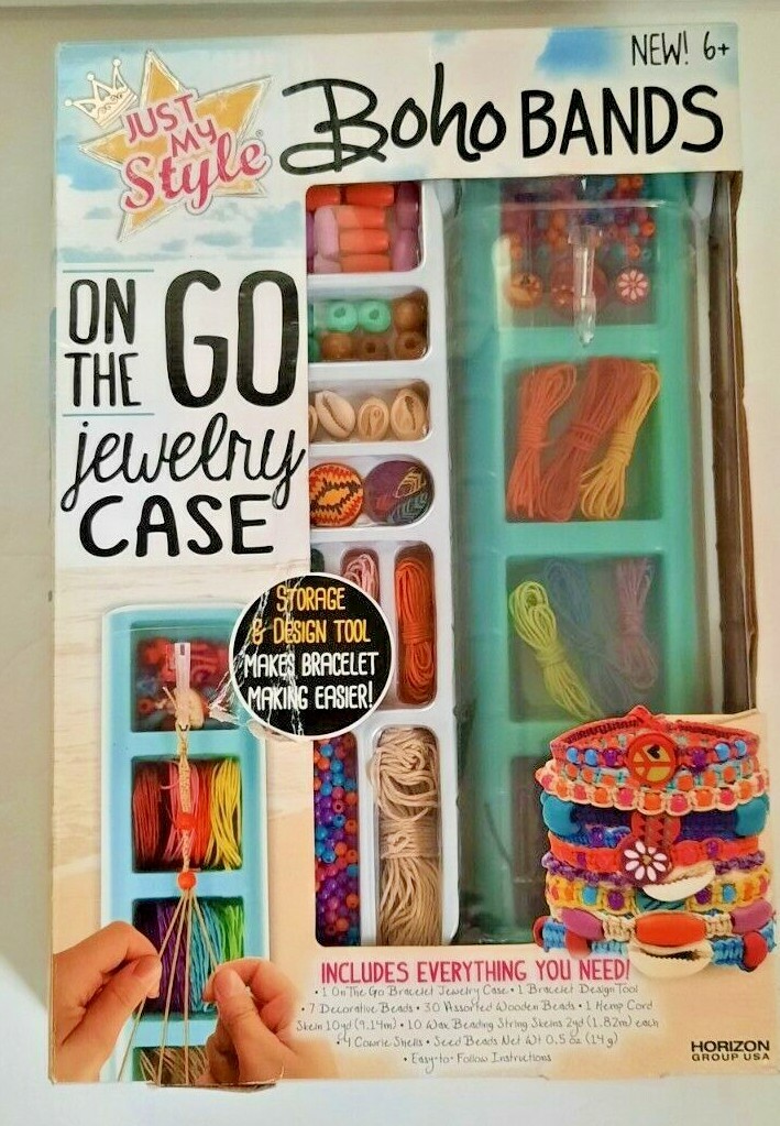 On The Go Boho Bands with Jewelry Case Just My Style DIY Horizon Group 2015 New