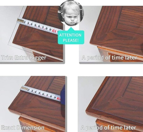 Premium 2.0mm Heat-Resistant Frosted Round Table Protector - Customizable Size - Picture 10 of 10