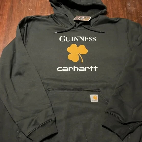 Carhartt x Guinness LIMITED EDITION Graphic Sweatshirt Black S NWT | eBay