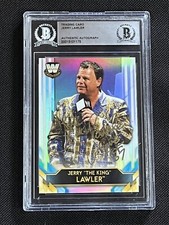 JERRY LAWLER 2020 TOPPS CHROME WWE BIG LEGENDS SIGNED AUTO CARD BAS AUTHENTIC