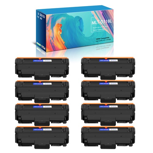 8PK Toner Cartridge for Samsung MLT 